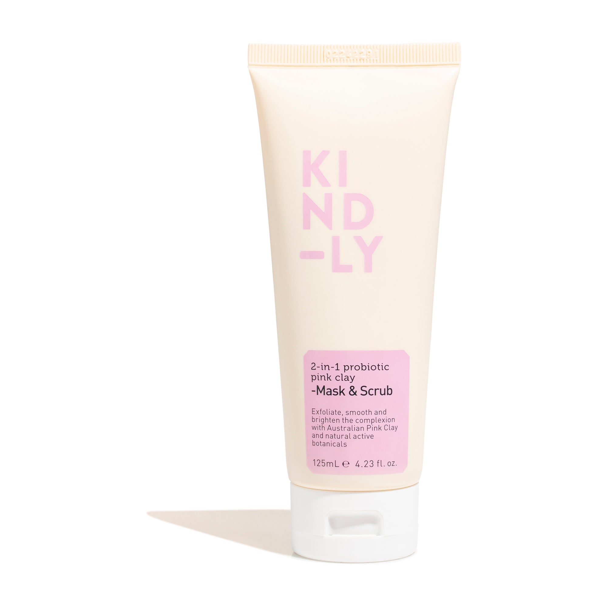 KIND-LY 2-in-1 Probiotic Pink Clay Mask & Scrub