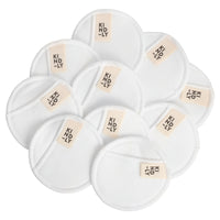 Bamboo Cotton Make-Up Remover Pads - Set of 10 With Wash Bag