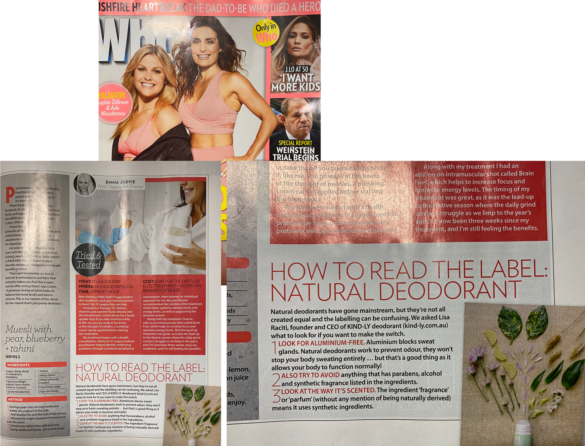 WHO Magazine KIND-LY Natural Deodorant