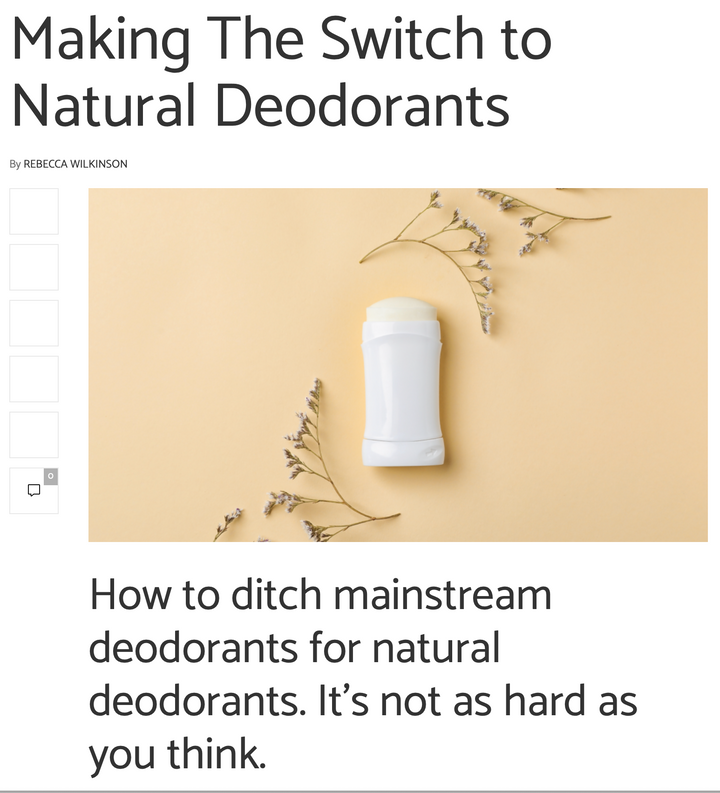 Bondi Beauty: Making The Switch To Natural Deodorants