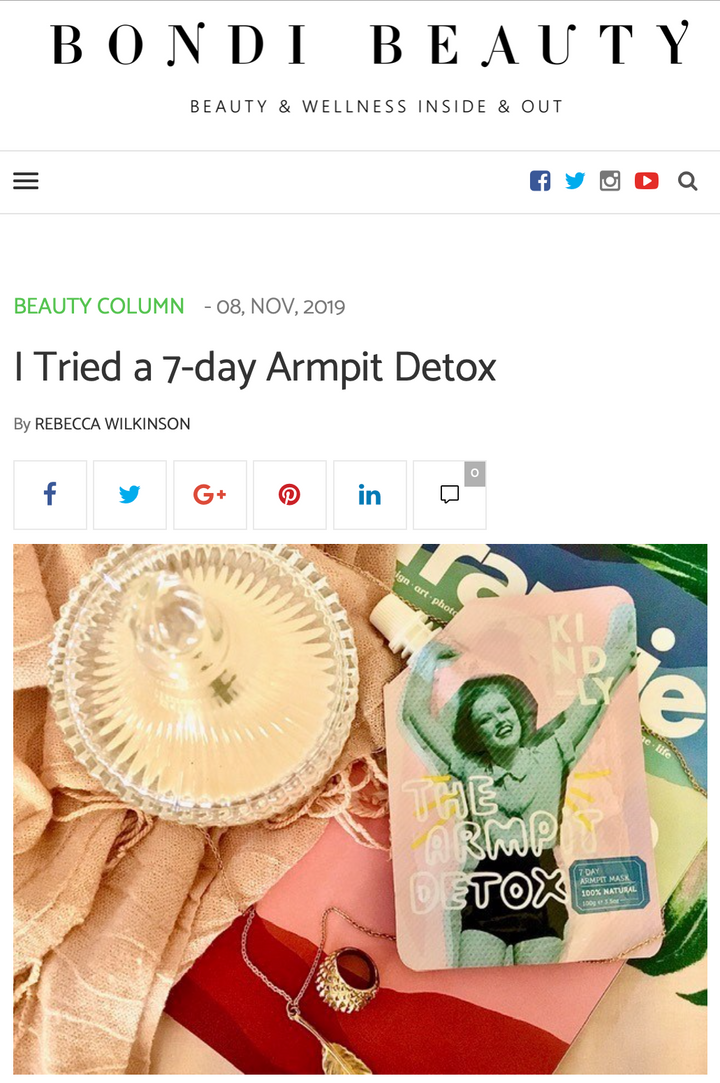 Bondi Beauty: I Tried a 7-Day Armpit Detox