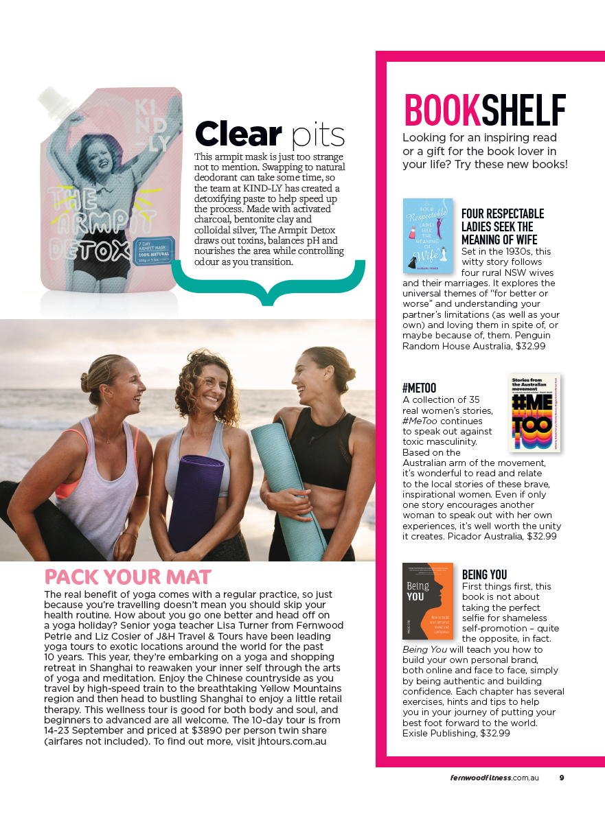 Fernwood Fitness Magazine: Clear Pits