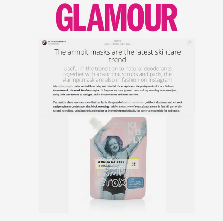 The Armpit Detox by KIND-LY in Glamour Italy.