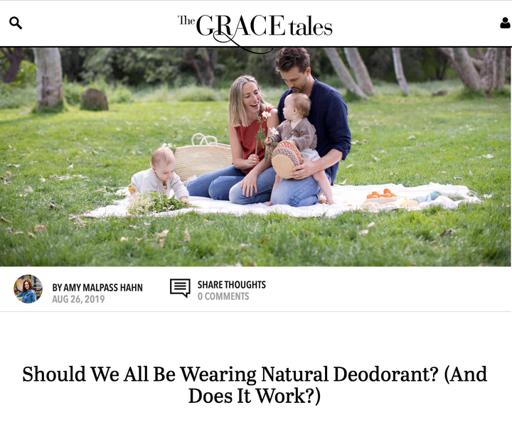 The Grace Tales: Should We All Be Wearing Natural Deodorant?