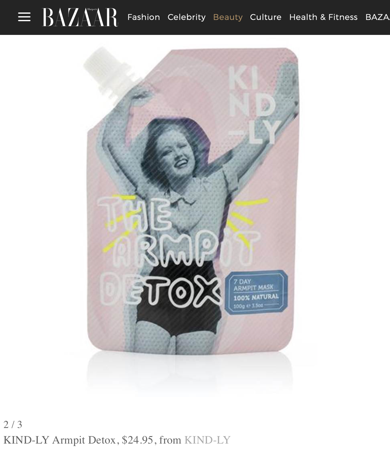 Harpers Bazaar: Why 'Underarm Masks' Are The New Face Masks – KIND-LY