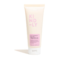 KIND-LY 2-in-1 Probiotic Pink Clay Mask & Scrub