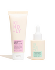 Mask & Serum Bundle - Pink Clay Mask/Scrub, Hydrating Serum